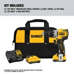 DeWalt 12V MAX Xtreme 3/8 In. Brushless Cordless Hammer Drill Kit (Battery & Charger) 12 DeWalt 12V MAX Xtreme 3/8 In. Brushless Cordless Hammer Drill Kit (Battery & Charger) -Makillta Store 01837d2a 58a0 44a9 8887 2212e0b3f430