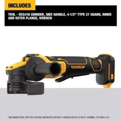 DeWalt 20V Flexvolt Advantage Cordless 4-1/2 To 5 In. Small Angle Grinder Tool Only -Makillta Store 071ab96a 28a1 4bc5 85c1 1fde08592952