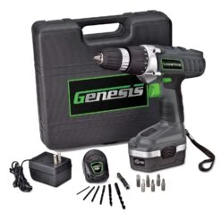 Genesis 18V 3/8 In. Brushless Cordless Drill/Driver Kit (Battery & Charger)