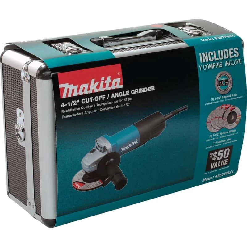 Makita 7.5 Amps Corded 4-1/2 In. Cut-Off/Angle Grinder 6 Makita 7.5 Amps Corded 4-1/2 In. Cut-Off/Angle Grinder - Image 4