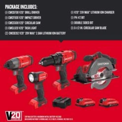 Craftsman V20 Cordless Brushed 4 Tool Combo Kit -Makillta Store 2a08839c 89f2 46e4 92a5 b58fee646c1c