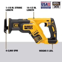 DeWalt 20V MAX XR Cordless Brushless Compact Reciprocating Saw Tool Only 13 DeWalt 20V MAX XR Cordless Brushless Compact Reciprocating Saw Tool Only -Makillta Store 2dcf4a5d fd54 4b50 b94e f4c07cd08ae7