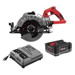 SKIL 48V 7-1/4 In. Cordless Brushless Worm Drive Circular Saw Kit (Battery & Charger)