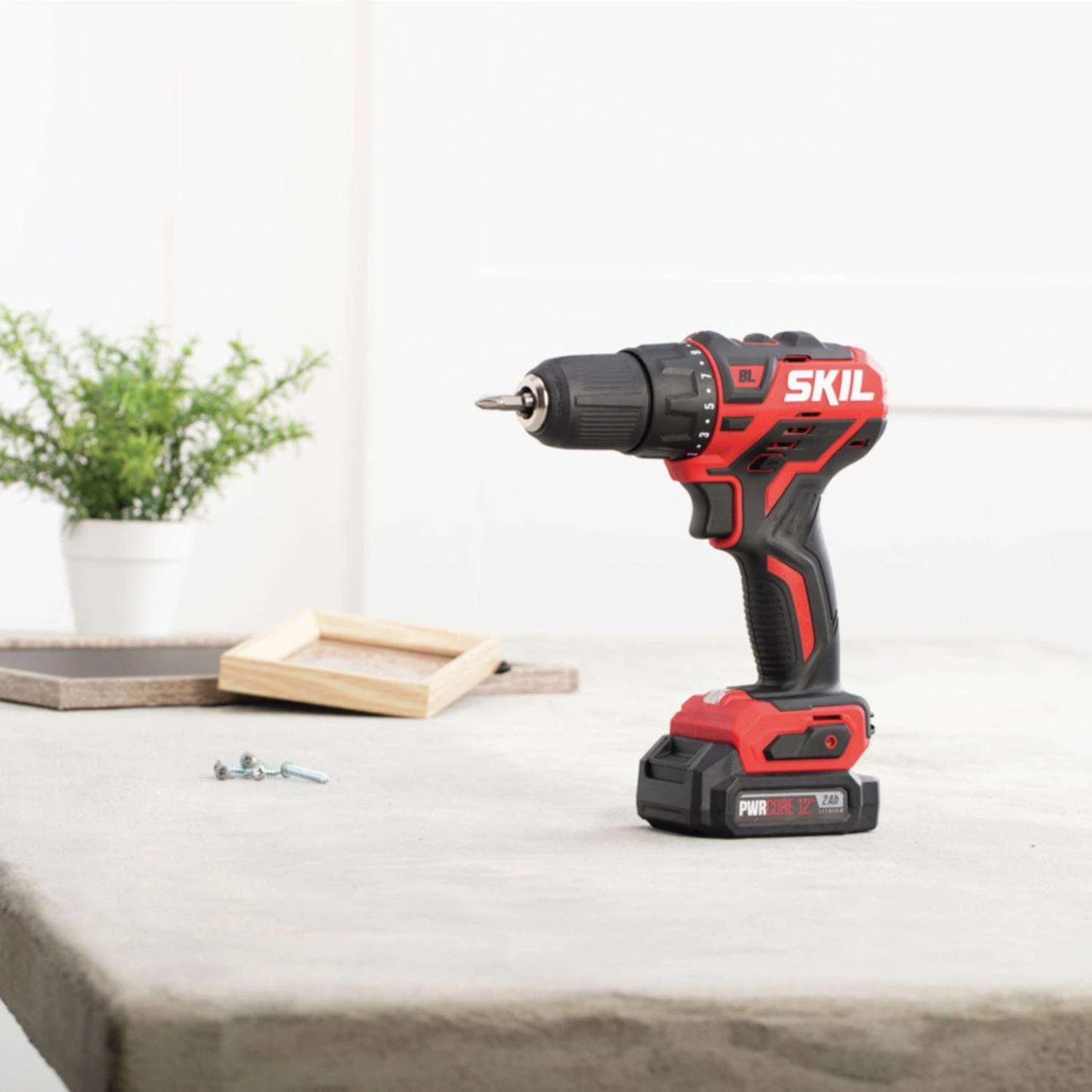 SKIL 12V PWR CORE 12 1/2 In. Brushless Cordless Drill Kit (Battery & Charger) 4 SKIL 12V PWR CORE 12 1/2 In. Brushless Cordless Drill Kit (Battery & Charger) - Image 2