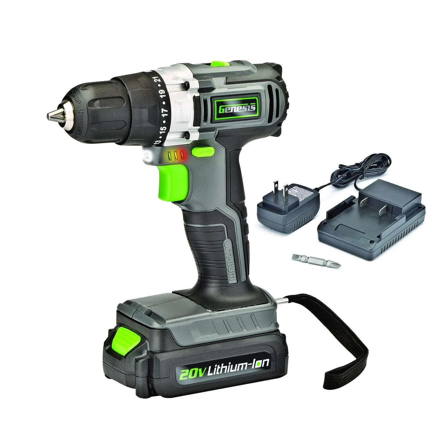 Genesis 20V 3/8 In. Brushless Cordless Drill Kit (Battery & Charger) 3 Genesis 20V 3/8 In. Brushless Cordless Drill Kit (Battery & Charger)