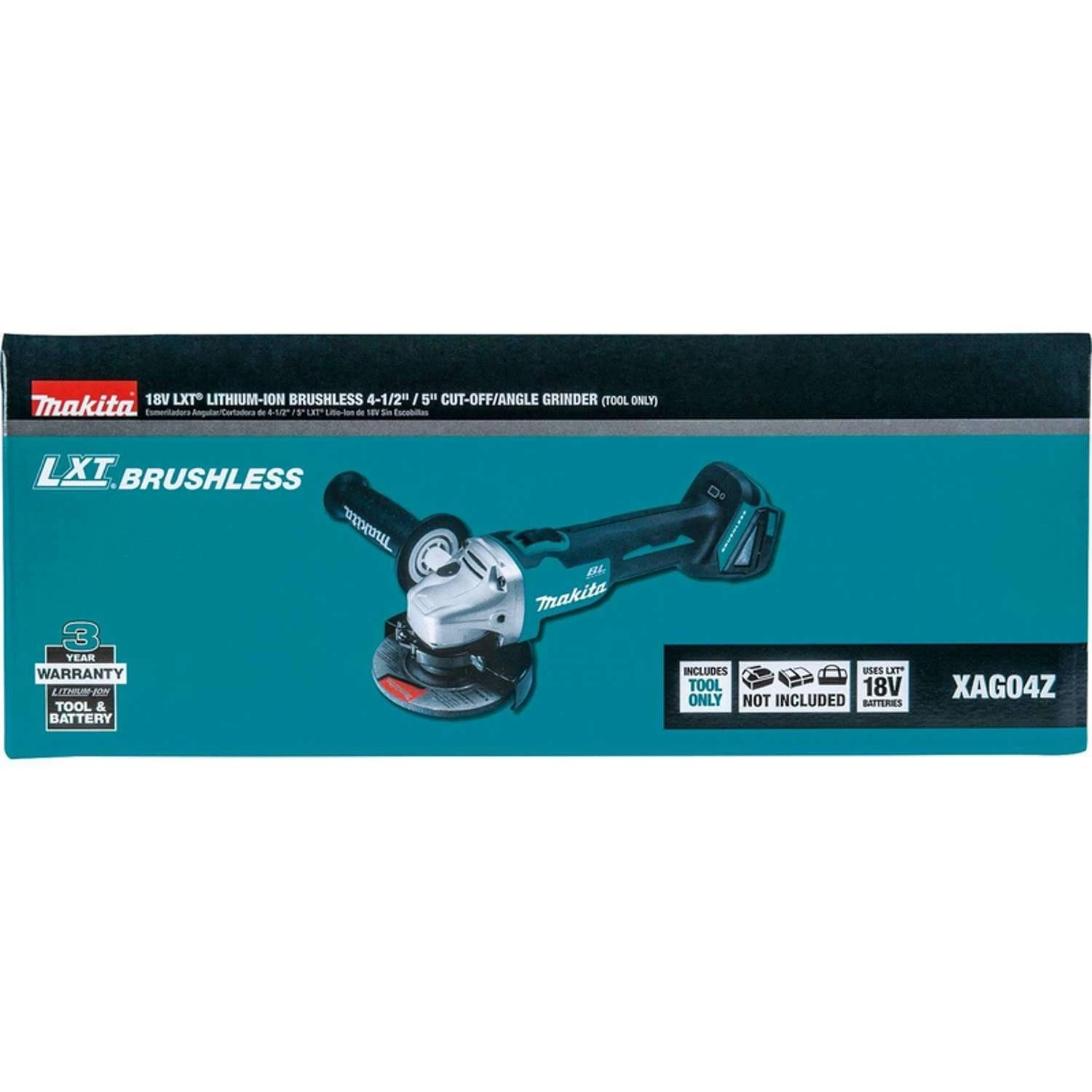 Makita 18V LXT Cordless 5 In. Cut-Off/Angle Grinder Tool Only 3 Makita 18V LXT Cordless 5 In. Cut-Off/Angle Grinder Tool Only - Image 2
