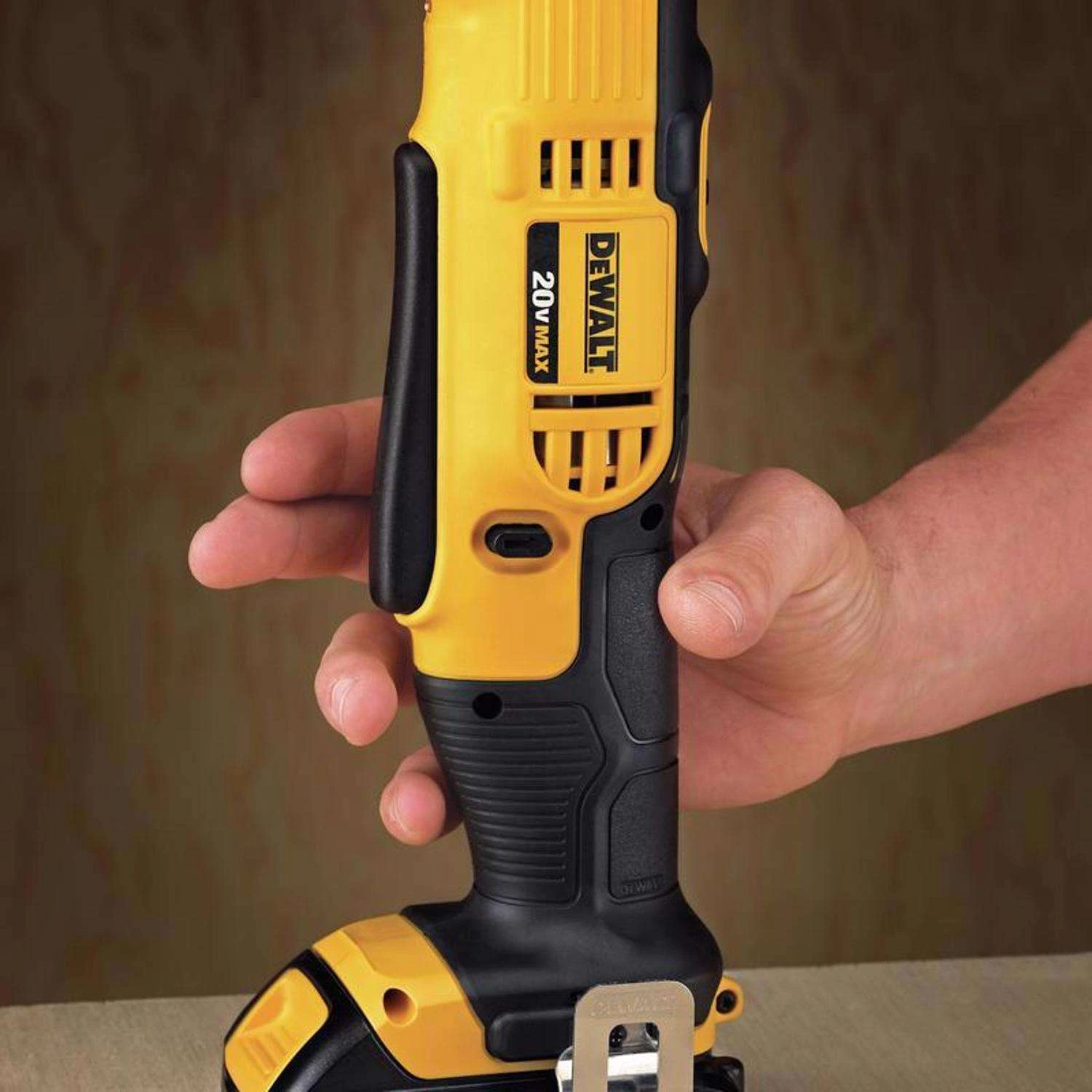DeWalt 20V MAX 3/8 In. Brushed Cordless Right Angle Drill Kit (Battery & Charger) 9 DeWalt 20V MAX 3/8 In. Brushed Cordless Right Angle Drill Kit (Battery & Charger) - Image 7