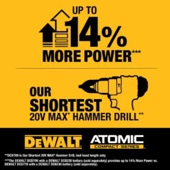 DeWalt 20V MAX ATOMIC 1/2 In. Brushless Cordless Hammer Drill Tool Only 10 DeWalt 20V MAX ATOMIC 1/2 In. Brushless Cordless Hammer Drill Tool Only -Makillta Store 73f5f7d9 9ec6 4e0f 9ceb 20bd5708ad4b