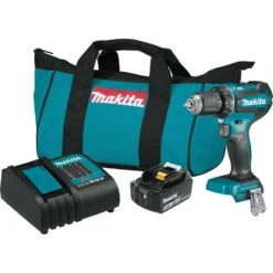 Makita 18V LXT 1/2 In. Brushless Cordless Drill/Driver Kit (Battery & Charger)