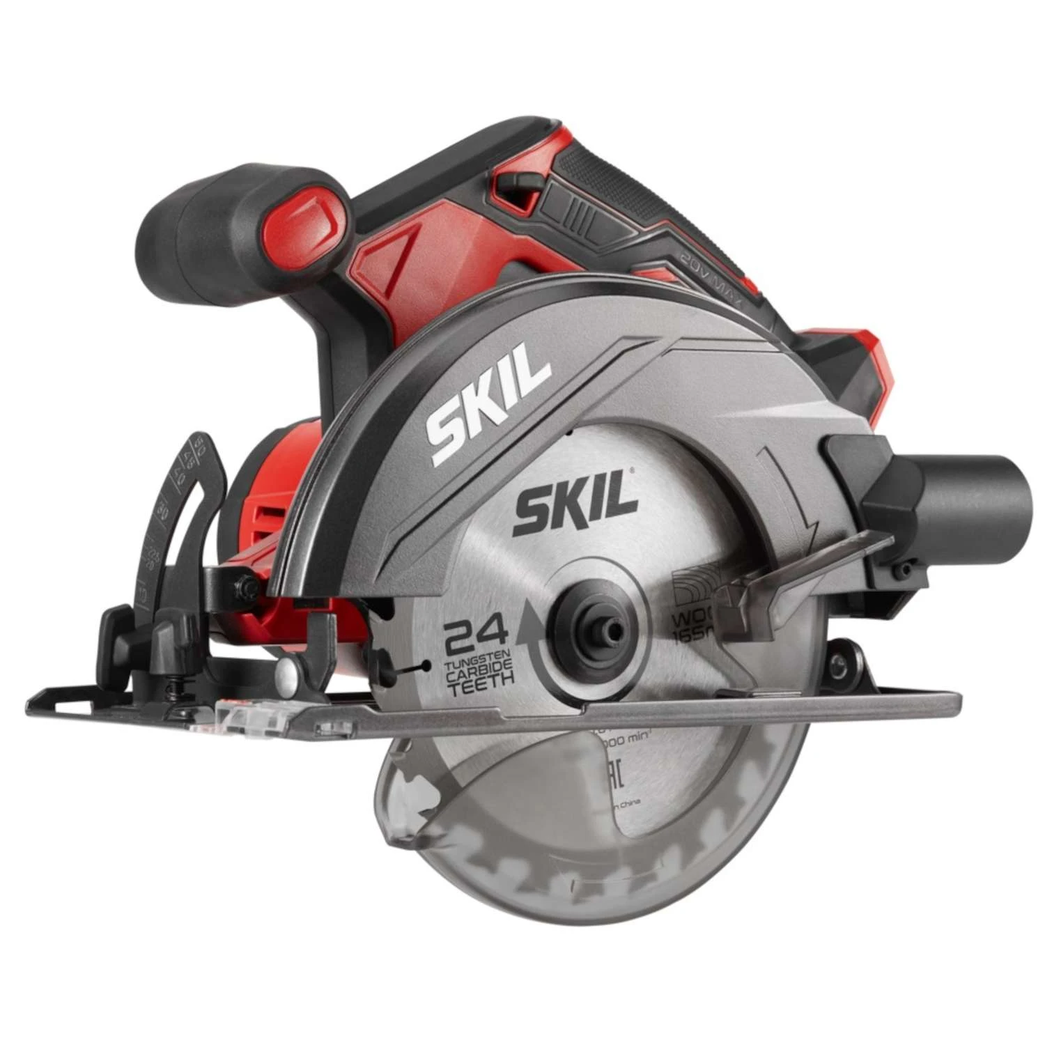 SKIL 20V 6-1/2 In. Cordless Brushed Circular Saw Kit (Battery & Charger) 4 SKIL 20V 6-1/2 In. Cordless Brushed Circular Saw Kit (Battery & Charger) - Image 2