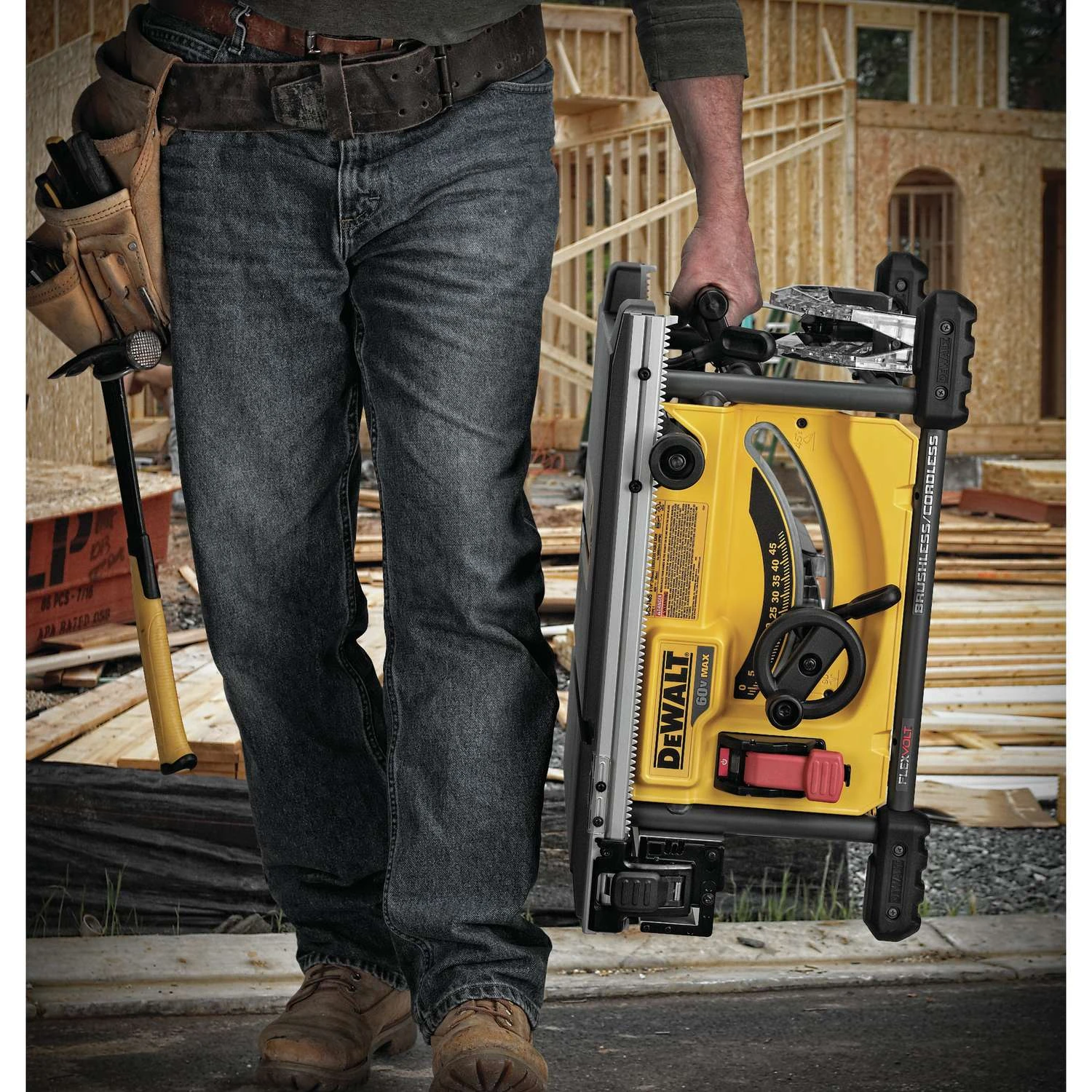 DeWalt 60V MAX FLEXVOLT Cordless 8-1/4 In. Table Saw Kit (Battery & Charger) 10 DeWalt 60V MAX FLEXVOLT Cordless 8-1/4 In. Table Saw Kit (Battery & Charger) - Image 8