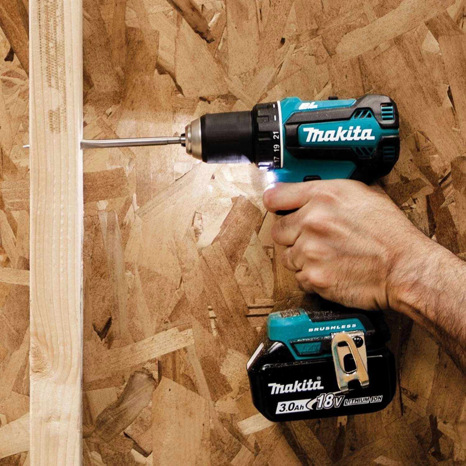 Makita 18V LXT 1/2 In. Brushless Cordless Drill/Driver Kit (Battery & Charger) 10 Makita 18V LXT 1/2 In. Brushless Cordless Drill/Driver Kit (Battery & Charger) - Image 8