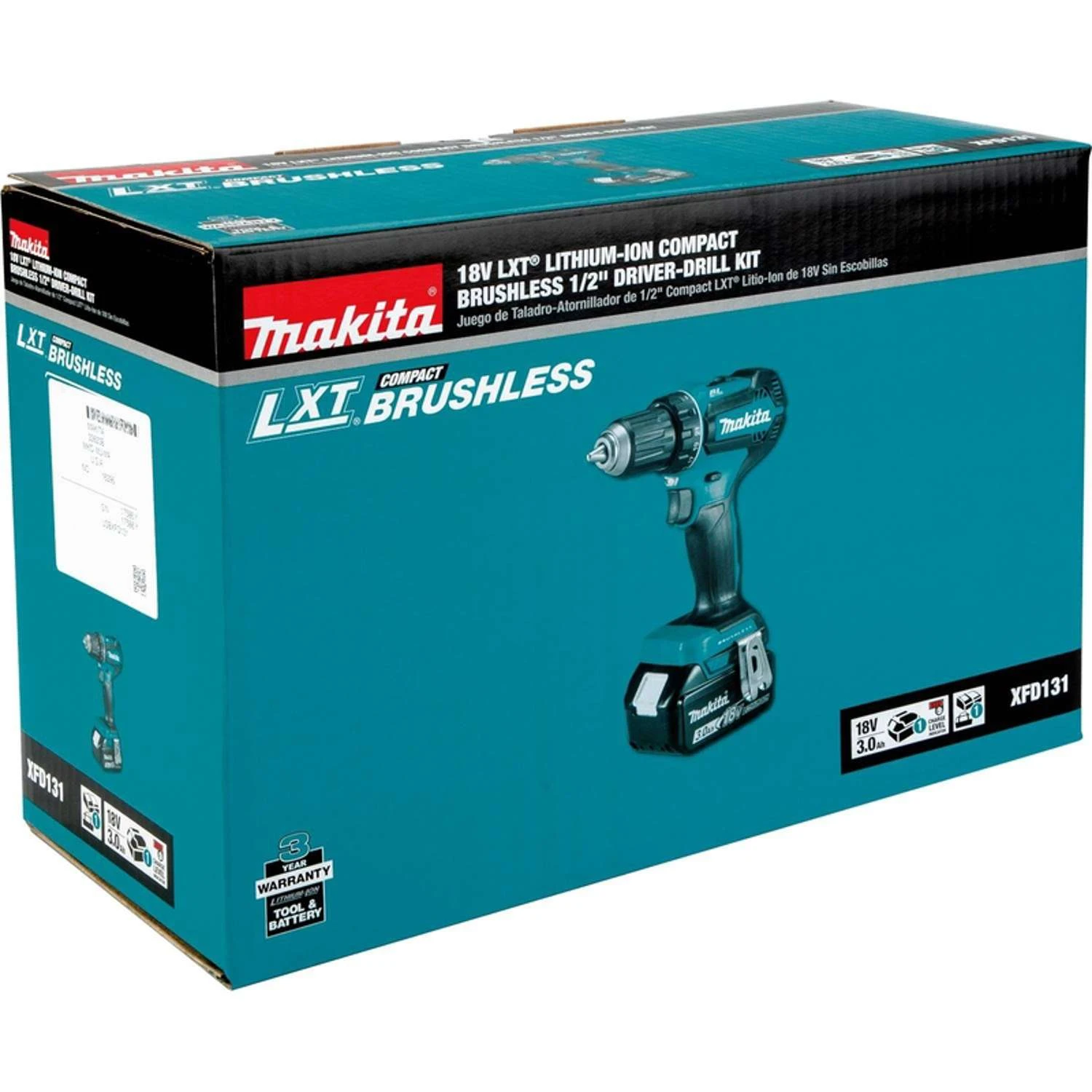 Makita 18V LXT 1/2 In. Brushless Cordless Drill/Driver Kit (Battery & Charger) 6 Makita 18V LXT 1/2 In. Brushless Cordless Drill/Driver Kit (Battery & Charger) - Image 4