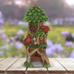 Exhart Resin Multi-color 14 In. Fairy House Garden Statue -Makillta Store a25c2c4c d809 471c 98cc aa4d94f4c2fd
