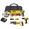 DeWalt 20V MAX Cordless Brushed 5 Tool Combo Kit -Makillta Store a26e2c9b f12f 41e1 9b64 376223ed06b6
