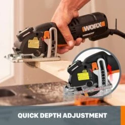 Worx 3-3/8 In. Corded Compact Circular Saw -Makillta Store a57f4011 2d7e 4afa b701 eaa154d6f52c