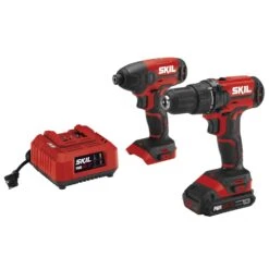 Makillta Store 11 SKIL 20V PWR CORE Cordless Brushed 2 Tool Drill/Driver And Impact Driver Kit