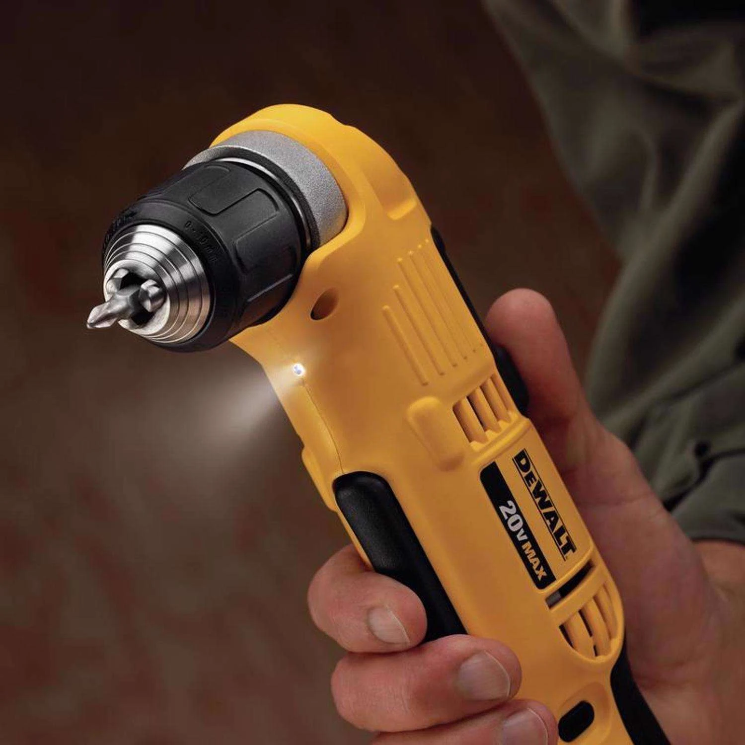 DeWalt 20V MAX 3/8 In. Brushed Cordless Right Angle Drill Kit (Battery & Charger) 10 DeWalt 20V MAX 3/8 In. Brushed Cordless Right Angle Drill Kit (Battery & Charger) - Image 8