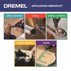Dremel 200 Series 0.9 Amps Corded 2-Speed Rotary Tool Kit -Makillta Store b4bb83b2 bf7e 46db be8f 6f5c10237a97