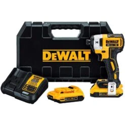 DeWalt 20V MAX XR 1/4 In. Brushless 3-Speed Impact Driver Kit (Battery & Charger)