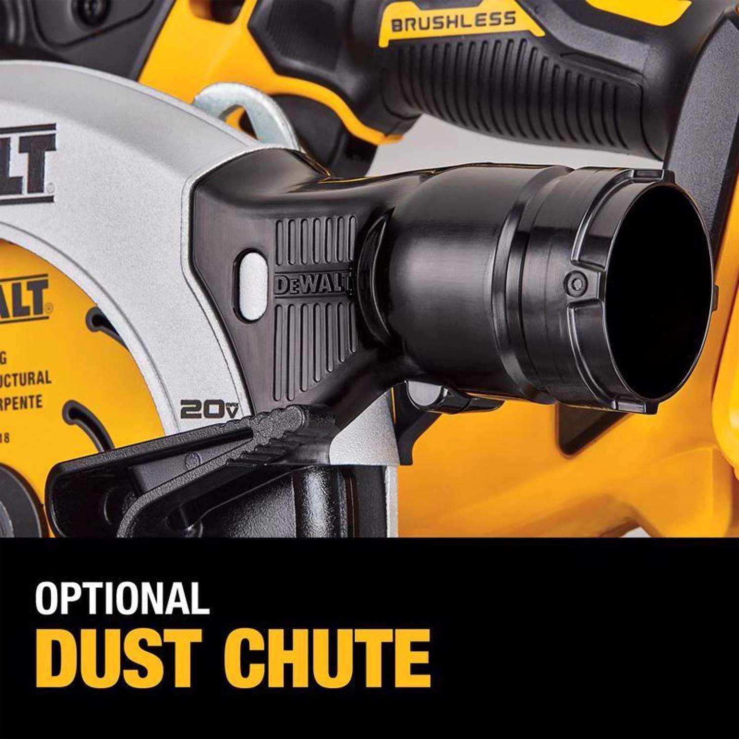 DeWalt 20V MAX 6-1/2 In. Cordless Brushless Circular Saw Tool Only 6 DeWalt 20V MAX 6-1/2 In. Cordless Brushless Circular Saw Tool Only - Image 4