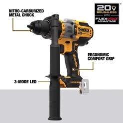 DeWalt 20V MAX 1/2 In. Brushless Cordless Hammer Drill Tool Only -Makillta Store d639a7c0 ae1b 4d1c a2ed 3d019288a61b