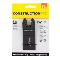 Construction Pro 1-3/8 In. W Oscillating Accessory 5 Pc